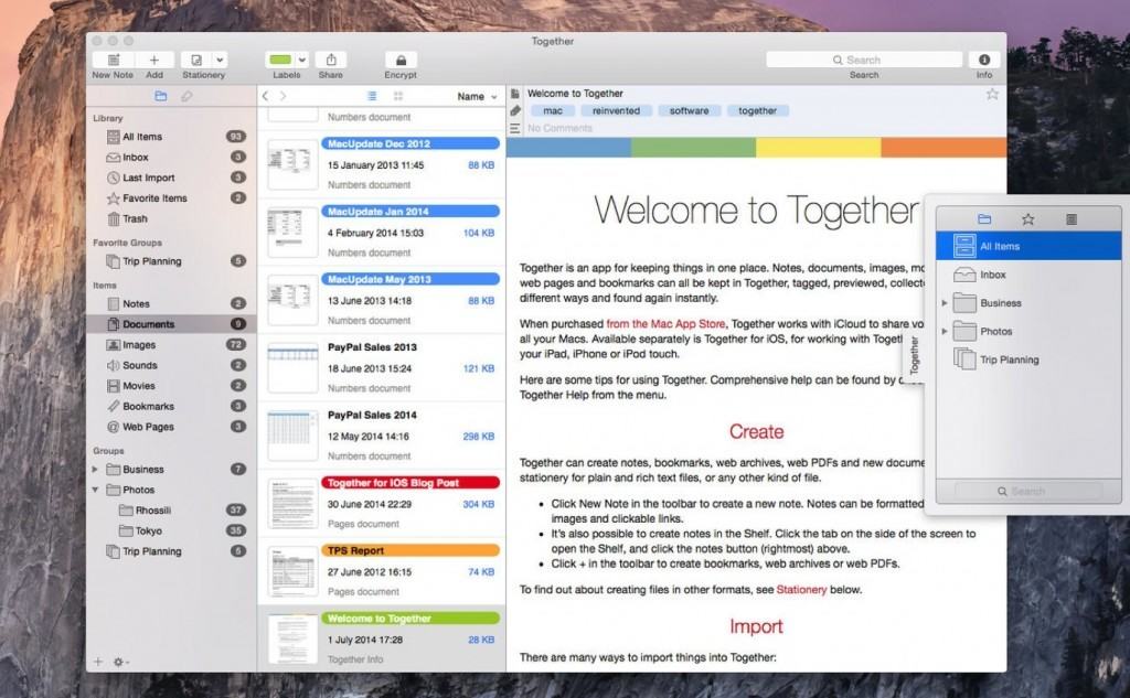microsoft one note for os x